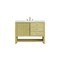 James Martin Vanities Single 48'' Single Vanity, Sunwashed Oak w/ 3 CM Lime Delight Quartz Top D404-V48-SWO-3LDL - alternate 1
